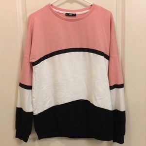 2 FOR $12 ~ Color block Crewneck